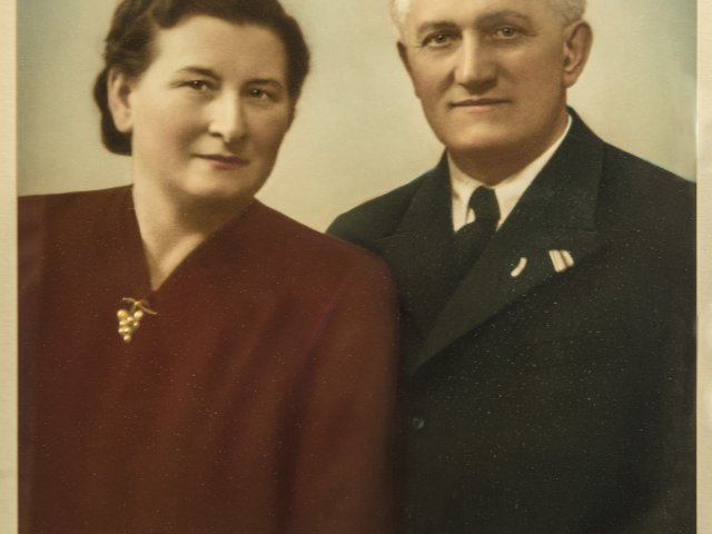Manželé Fürbacherovi v roce 1954