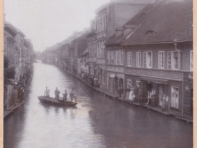 povodeň v Hrnčířské ulici 28. března 1900