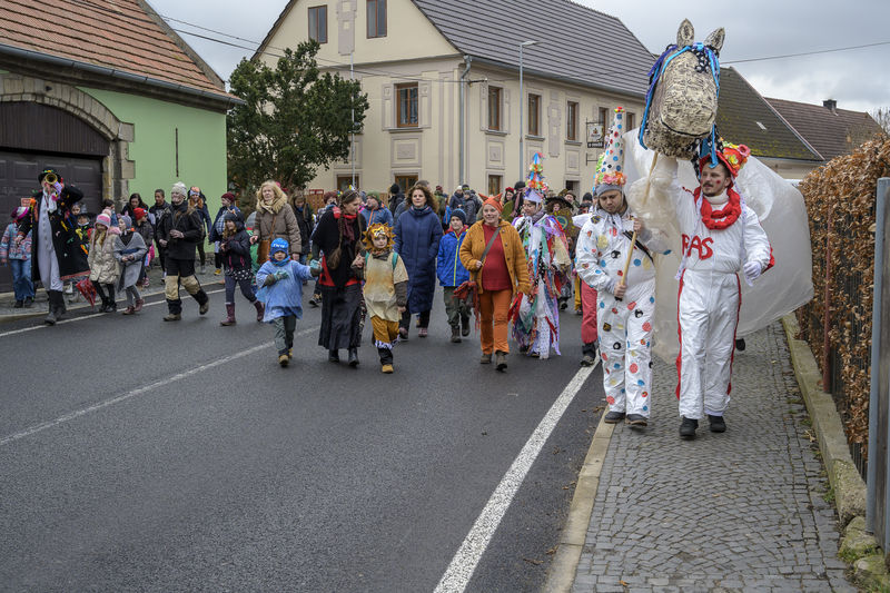 Fotogalerie Masopustu na Vísecké rychtě