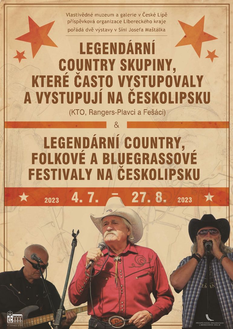 Legendární country skupiny, které často vystupovaly a vystupují na Českolipsku, Legendární country, folkové a bluegrassové festivaly na Českolipsku