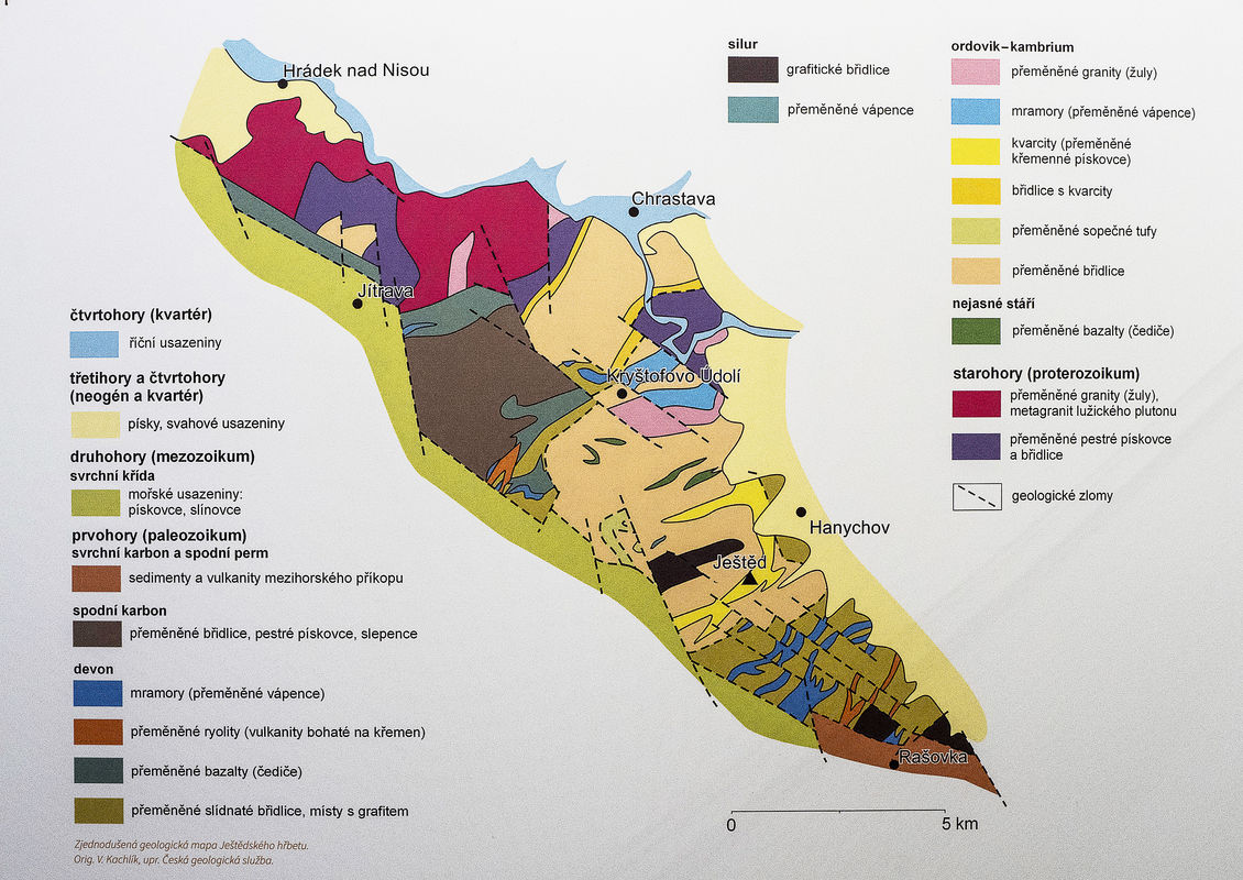 Ještědský hřbet jako geologická učebnice