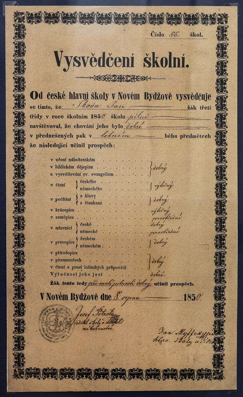 Od Marie Terezie po dnešek. Vysvědčení v proměnách času