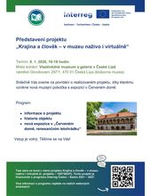 Představení projektu „Krajina a člověk – v muzeu naživo i virtuálně“
