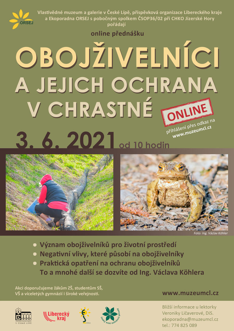 Obojživelníci a jejich ochrana v Chrastné