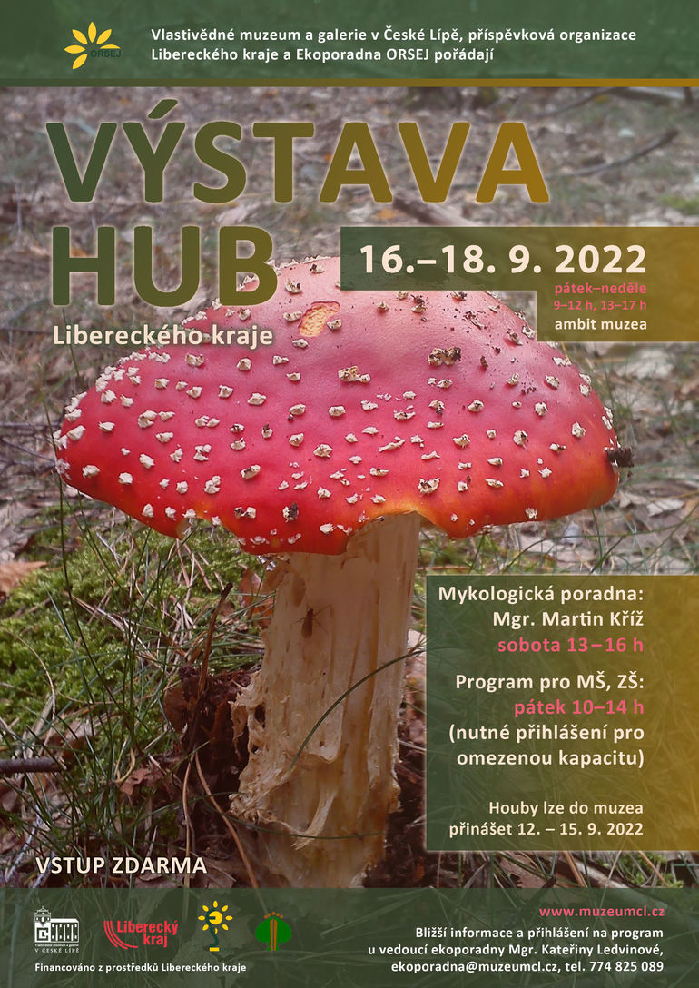 Výstava hub Libereckého kraje